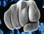 one punch-1 fist from 'one-punch' campaign logo