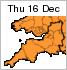 weather 16 Dec weather warning south west